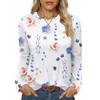 Fantaslook Women Tunic Tops Casual Long Sleeve Shirts Crew Neck Fall Tops Basic Tees Floral Dressy Blouses