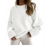 Fantaslook Sweaters for Women Oversized Crewneck Long Sleeve Chunky Knit Pullover Sweaters Tops Trendy Fall Outfits