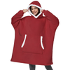 Fantaslook Wearable Blanket Hoodie for Women and Men, Oversized Sherpa Fleece Blanket Sweatshirt with Sleeves & Pocket