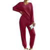 Fantaslook Womens Pajamas Sets Long Sleeve Shirts and Drawstring Pants With Pockets Two Piece Lounge Sets Fall Oufits