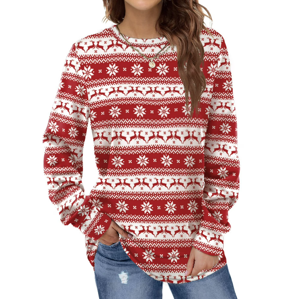 Fantaslook Sweatshirts for Women Crewneck Casual Long Sleeve Shirts Tunic Tops