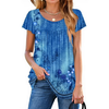Fantaslook Womens Blouses Dressy Casual Pleated Tunic Tops Floral Ruffle Sleeve Summer Shirts