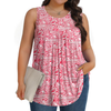 Fantaslook Plus Size Tank Tops for Women Tunic Sleeveless Shirts Dressy Casual Floral Blouses Loose Summer Tops