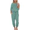 Fantaslook Womens Pajamas Sets Long Sleeve Top And Pant With Pockets Lounge Wear Set Oufits