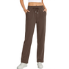 Fantaslook Womens Pants Stretch Knit Casual Lounge Pants Drawstring Athletic Work Pants with Pockets