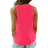 MOSHU Tank Tops for Women Flowy Deep V Neck Women Shirts Loose Fit Summer Sleeveless Tops
