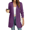 Fantaslook Cardigan Sweaters for Women Long Sleeve Open Front Cardigan with Pockets Casual Dressy Lightweight Fall Sweaters