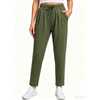 Fantaslook Women Joggers Pants High Waisted Drawstring Tapered Sweatpants Pleated Workout Lounge Pants with Pockets