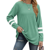 Fantaslook Womens Long Sleeve Tops Crewneck Sweatshirts Casual Color Block Tunic Tops Pullover