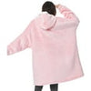 Fantaslook Wearable Blanket Hoodie for Women and Men, Oversized Sherpa Fleece Blanket Sweatshirt with Sleeves & Pocket