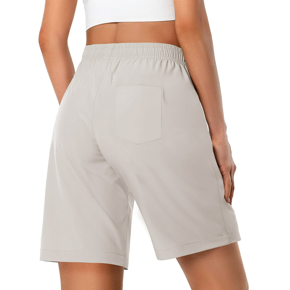 Rosvigor Womens Hiking Cargo Shorts Quick Dry Athletic Shorts for Women Golf Casual Summer Shorts with Pockets