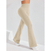 Fantaslook Flare Leggings for Women Sweater High Waist Yoga Pants Tummy Control Workout Pants