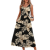 Fantaslook Summer Dresses for Women Sleeveless Casual Long Dress Beach Vacation Sundresses with Pockets