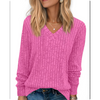 Fantaslook V Neck Long Sleeve Shirts for Women Dressy Casual Fall Tops Lightweight Tunic Pullover Fashion Clothes