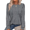 Fantaslook Plus Size Womens Long Sleeve Shirts Fall Tunic Tops Casual Crewneck Floral Blouses