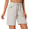 Rosvigor Womens Hiking Cargo Shorts Quick Dry Athletic Shorts for Women Golf Casual Summer Shorts with Pockets