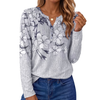 Fantaslook Henley Long Sleeve Shirts for Women Casual V Neck Fall Tops Dressy Work Blouses