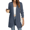 Fantaslook Cardigan Sweaters for Women Long Sleeve Open Front Cardigan with Pockets Casual Dressy Lightweight Fall Sweaters