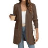 Fantaslook Cardigan Sweaters for Women Long Sleeve Open Front Cardigan with Pockets Casual Dressy Lightweight Fall Sweaters