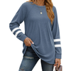 Fantaslook Womens Long Sleeve Tops Crewneck Sweatshirts Casual Color Block Tunic Tops Pullover