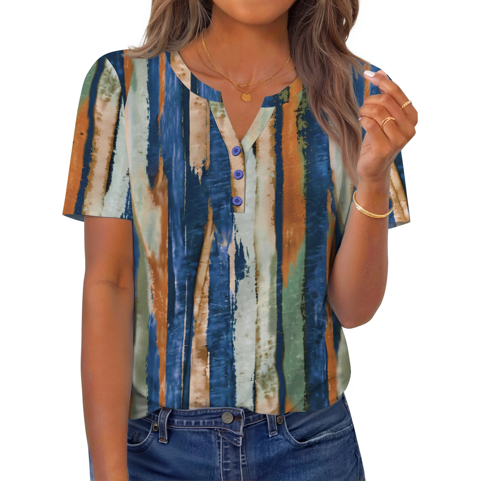 Fantaslook Womens Blouses Dressy Casual Tops Summer Short Sleeve V Neck Shirts Business Work Blouses