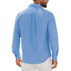 GENTS BLISS Long Sleeve Mens Dress Shirts Casual Solid Shirts for Men Regular Oxford Tops with Pocket