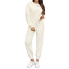 Fantaslook Pajamas Sets for Women Two Piece Sweatshirts Lounge Sets Long Sleeve Tops And Pants With Drawstring Basic Outfits