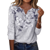 Fantaslook Henley Long Sleeve Shirts for Women Casual V Neck Fall Tops Dressy Work Blouses