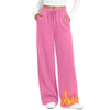 Fantaslook Womens Sweatpants Baggy Fleece Lined Wide Leg Sweatpants Drawstring Warm Lounge Pants with Pockets