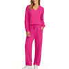 Fantaslook Two Piece Sets for Women Fall Outfits Long Sleeve Tops Wide Leg Pants Lounge Matching Sets Vacation Travel Outfits